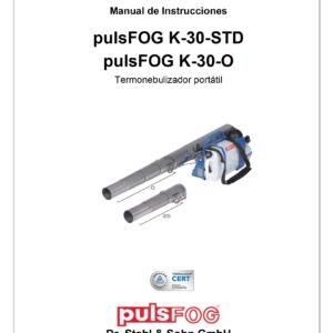 Manual de instrucciones modelos K-30-O